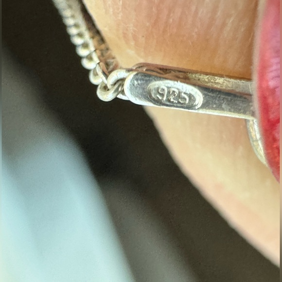 Sterling Silver Hummingbird Necklace – 925 Italy Chain w/Makers Mark - Picture 3 of 6